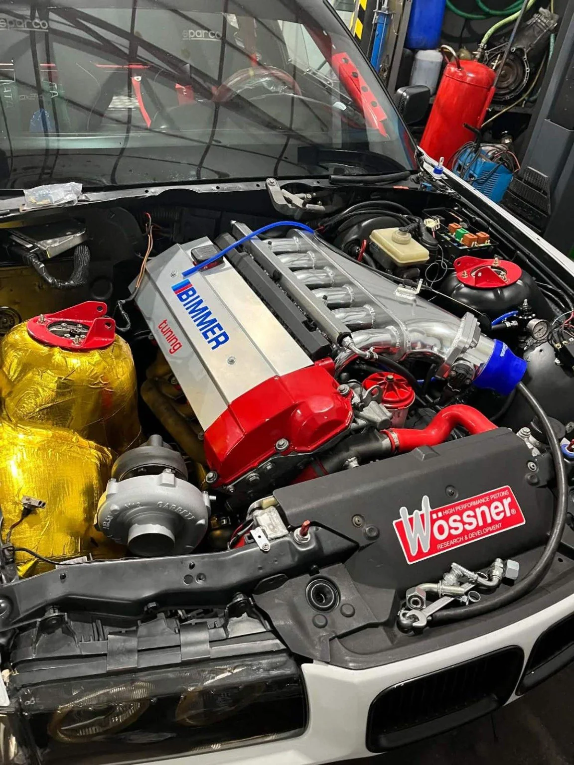 Custom turbo setup BMW E36 M50